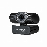 Комплект геймърски слушалки + уеб камера CANYON Corax CND-SGHS5A & CANYON CNS-CWC6N 2K Quad HD