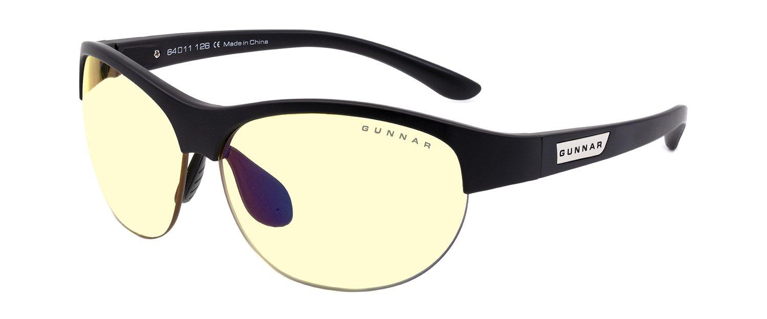 Геймърски очила GUNNAR Ash Rainbow 6 Siege Onyx Amber React Natural, Черни