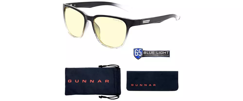 Геймърски очила GUNNAR Berkeley Onyx Fade, Amber, Черен