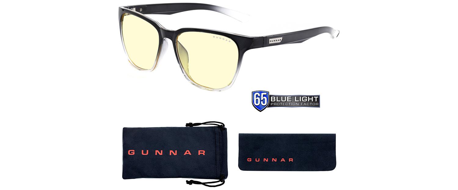 Геймърски очила GUNNAR Berkeley Onyx Fade, Amber, Черен