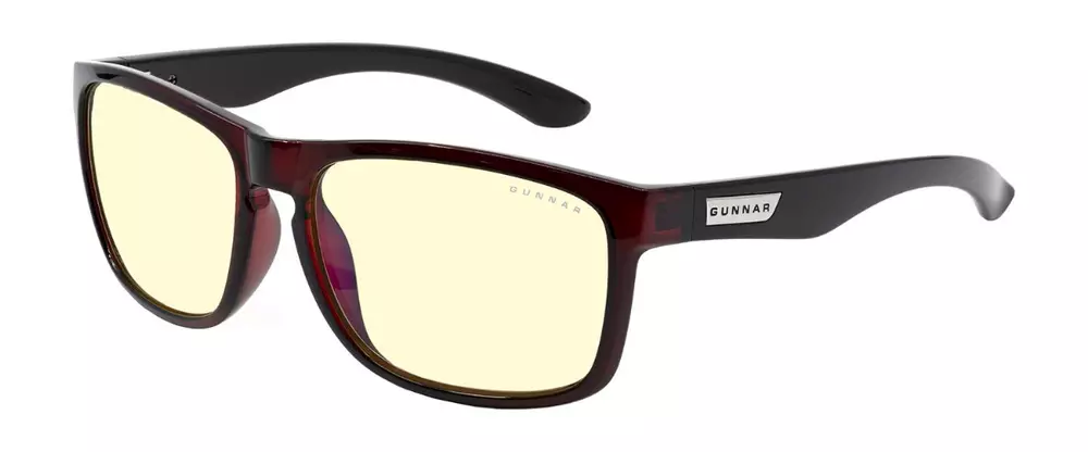Геймърски очила GUNNAR Intercept Merlot/Onyx, Amber, Бордо