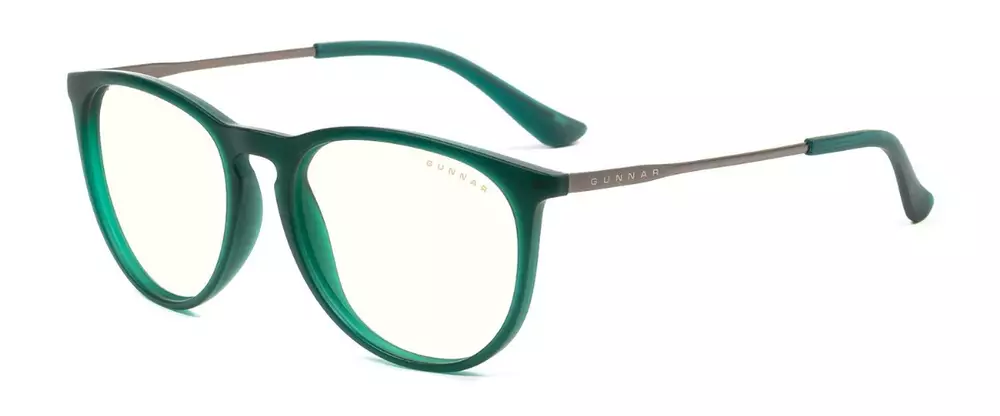 Геймърски очила GUNNAR Menlo Emerald, Clear, Зелен