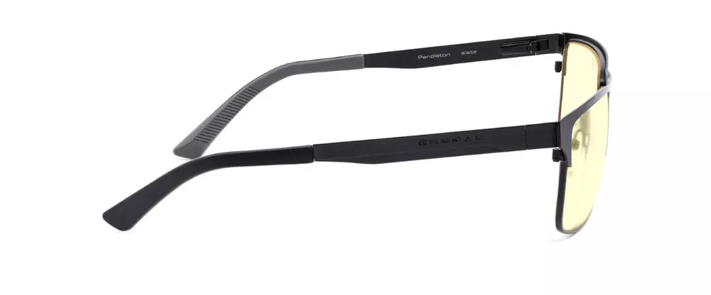 Геймърски очила GUNNAR Pendleton Slate, Amber, Черен