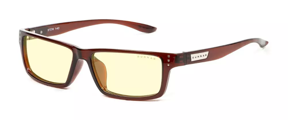 Геймърски очила GUNNAR Riot Espresso, Amber, Кафяв