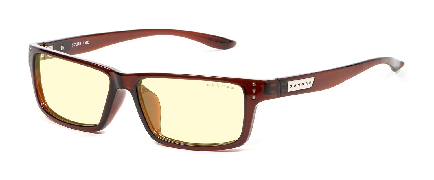 Геймърски очила GUNNAR Riot Espresso, Amber, Кафяв