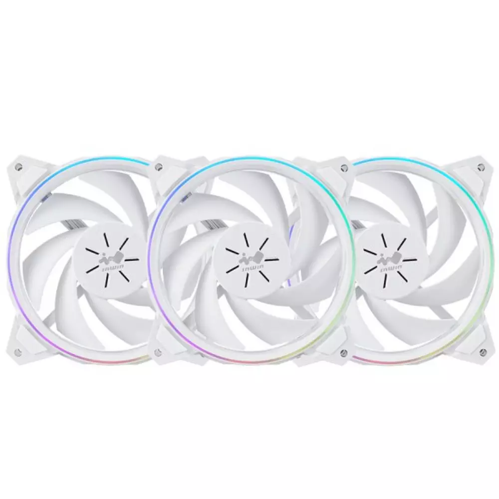 Вентилатори InWin Sirius Pure ASP120 Triple Pack (3x120mm Silent Case Fans) ARGB