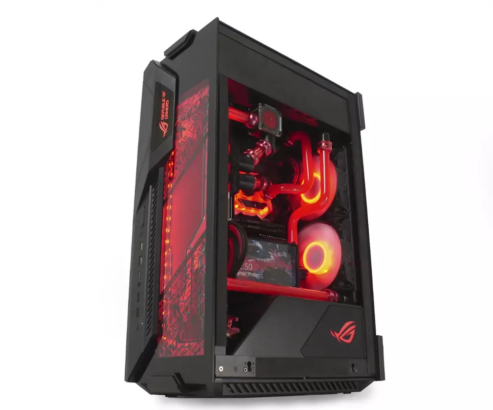 Геймърски компютър ASUS ROG Custom Water Build (AMD Ryzen 7 5800X, 32GB, RTX 3080 10GB, 500GB SSD, 850W)