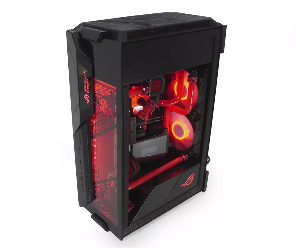 Геймърски компютър ASUS ROG Custom Water Build (AMD Ryzen 7 5800X, 32GB, RTX 3080 10GB, 500GB SSD, 850W)
