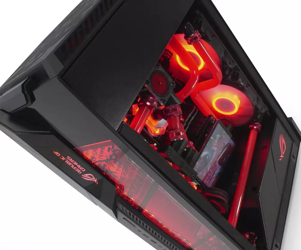 Геймърски компютър ASUS ROG Custom Water Build (AMD Ryzen 7 5800X, 32GB, RTX 3080 10GB, 500GB SSD, 850W)