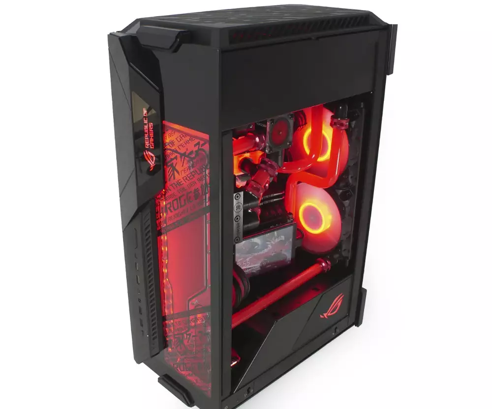 Геймърски компютър ASUS ROG Custom Water Build (AMD Ryzen 7 5800X, 32GB, RTX 3080 10GB, 500GB SSD, 850W)