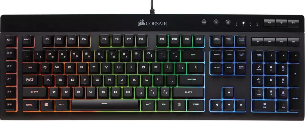 Геймърска клавиатура Corsair K55 RGB