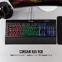  Геймърска клавиатура Corsair K55 RGB