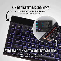  Геймърска клавиатура Corsair K55 RGB