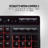  Геймърска клавиатура Corsair K55 RGB