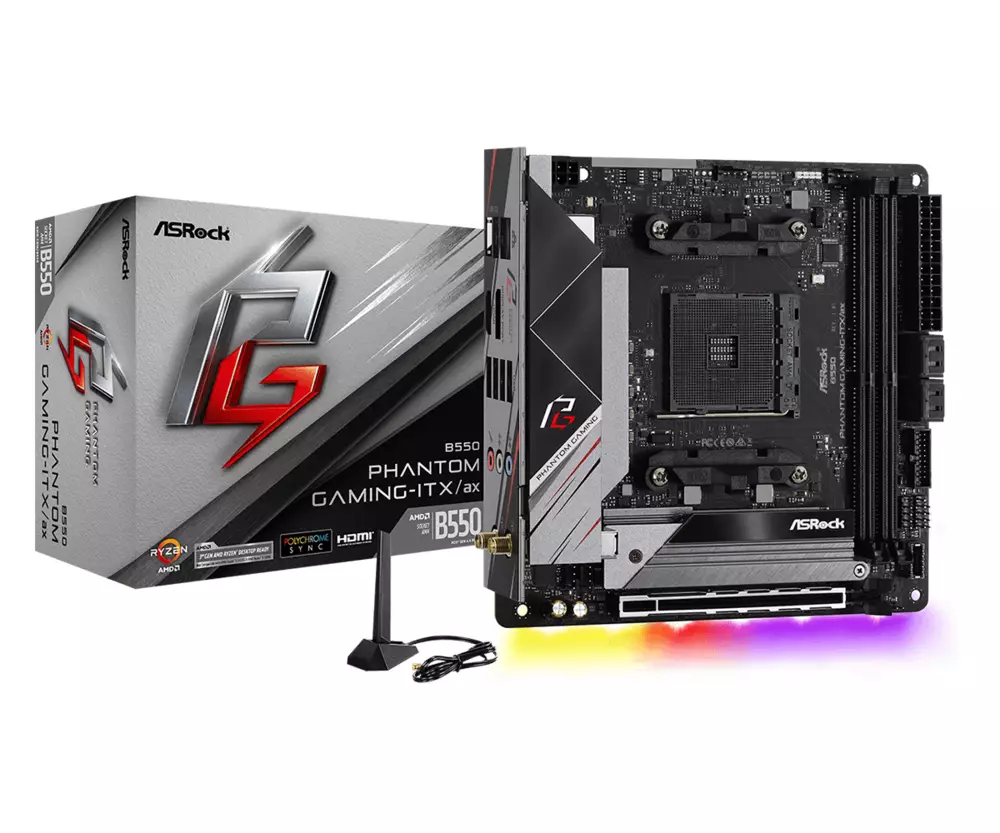 Дънна платка ASRock B550 Phantom Gaming-ITX/ax