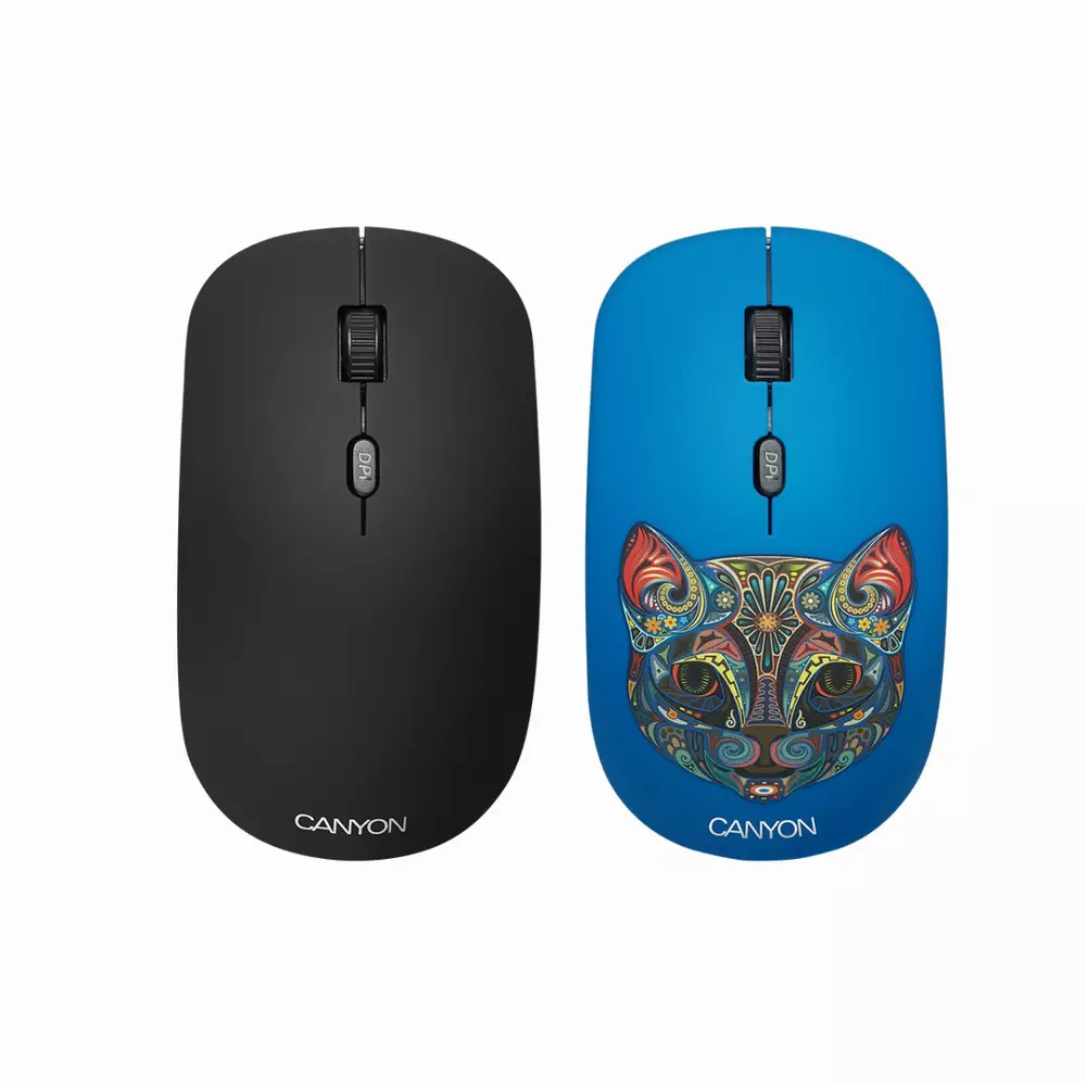 Безжична мишка CANYON Party Cat 2.4GHz Wireless Mouse CND-CMSW400CT