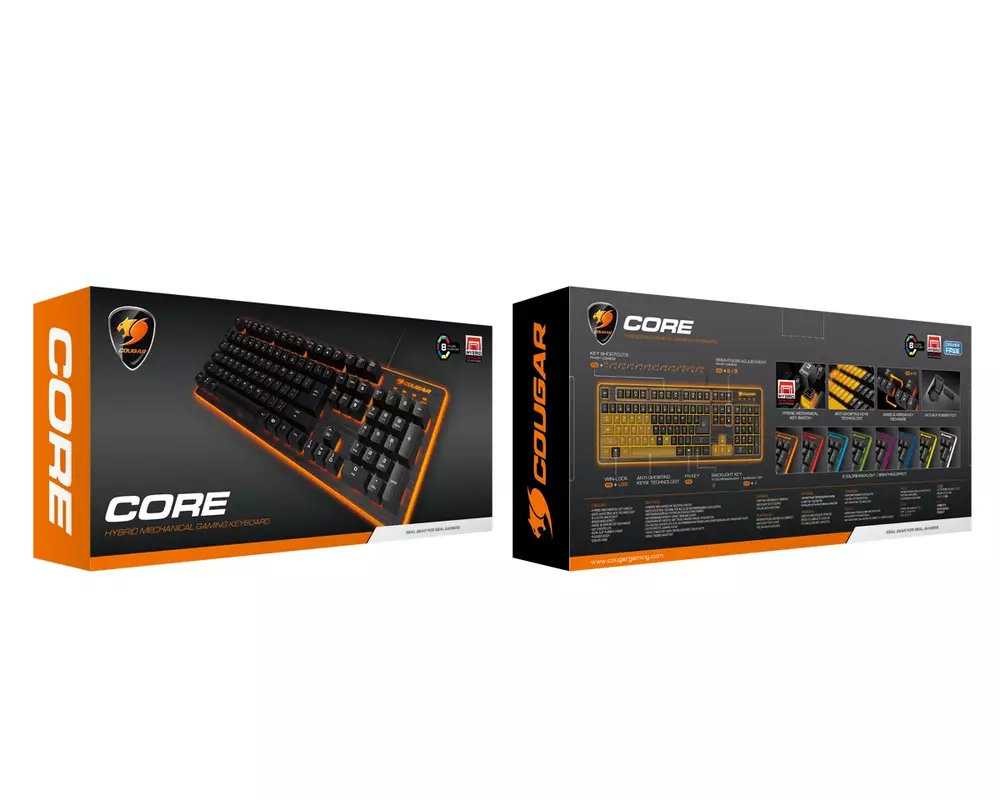 Геймърска клавиатура Cougar Core Hybrid Mechanical - CG37CORXNMB0002