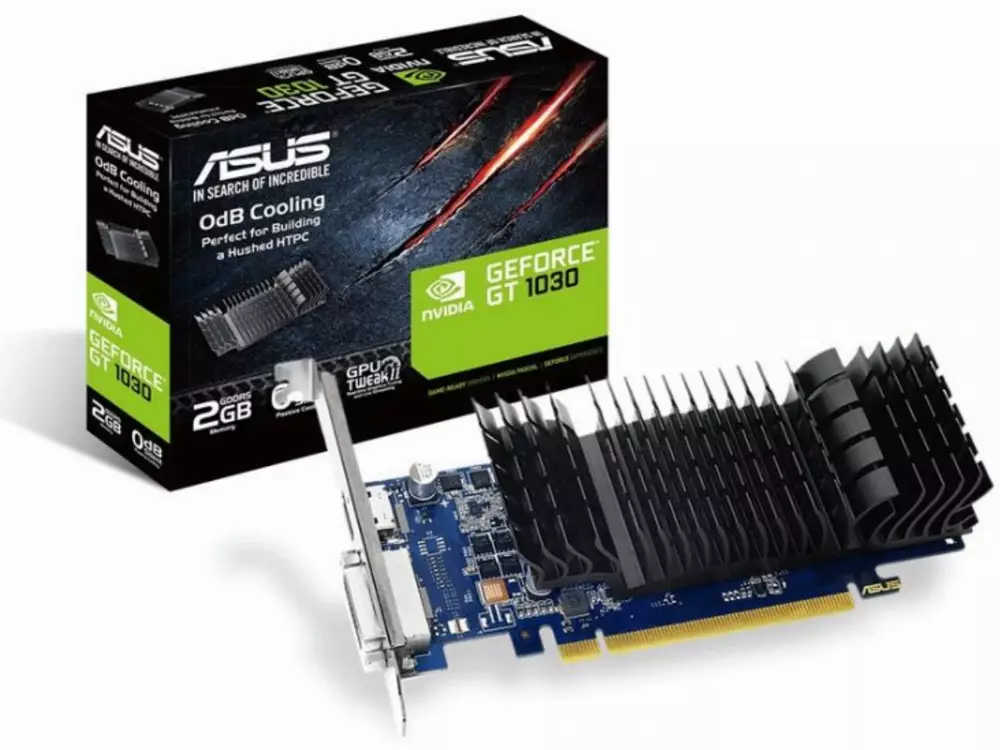 Видео карта ASUS GeForce GT 1030 Silent 2GB GDDR5 low profile