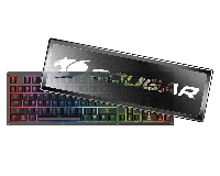 Геймърска клавиатура Cougar Puri RGB Red Switches, защитен капак