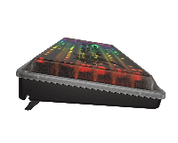 Геймърска клавиатура Cougar Puri RGB Red Switches, защитен капак