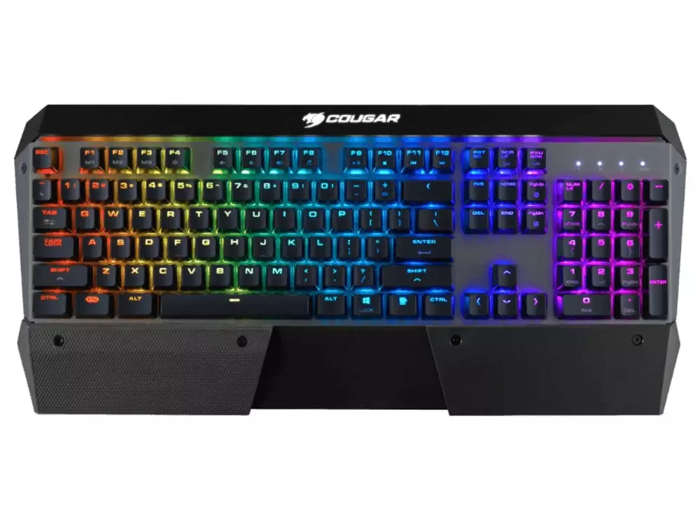 Геймърска клавиатура COUGAR ATTACK X3 SPEEDY Silver Cherry MX RGB