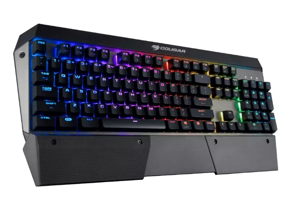 Геймърска клавиатура COUGAR ATTACK X3 SPEEDY Silver Cherry MX RGB
