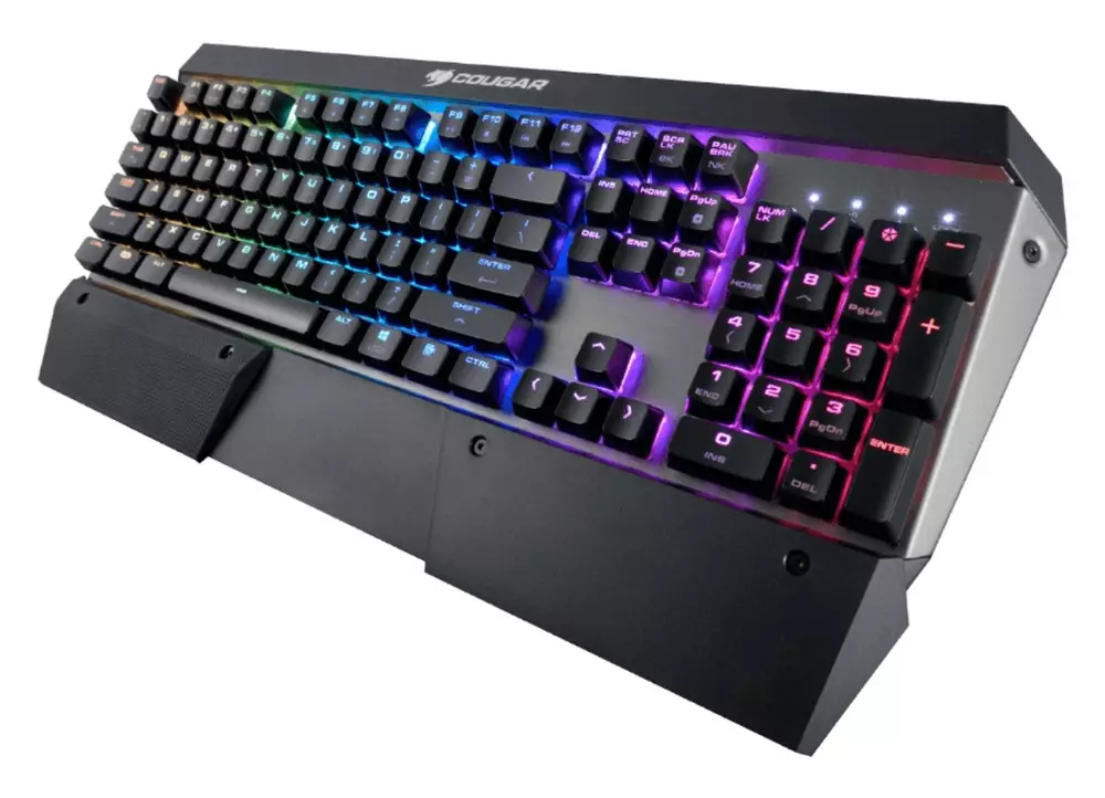 Геймърска клавиатура COUGAR ATTACK X3 SPEEDY Silver Cherry MX RGB