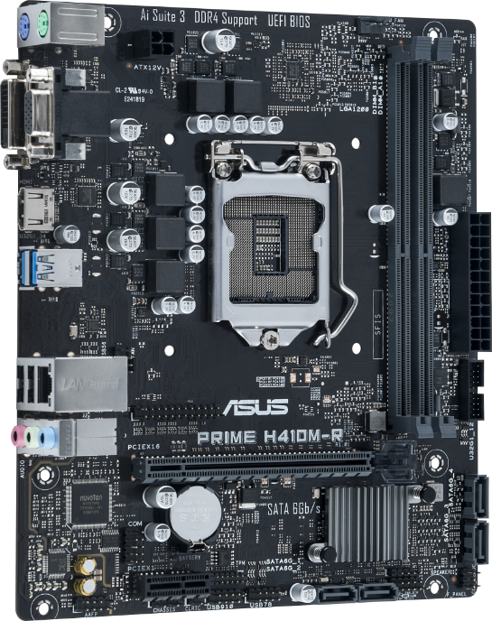 Дънна платка ASUS PRIME H410M-R-SI