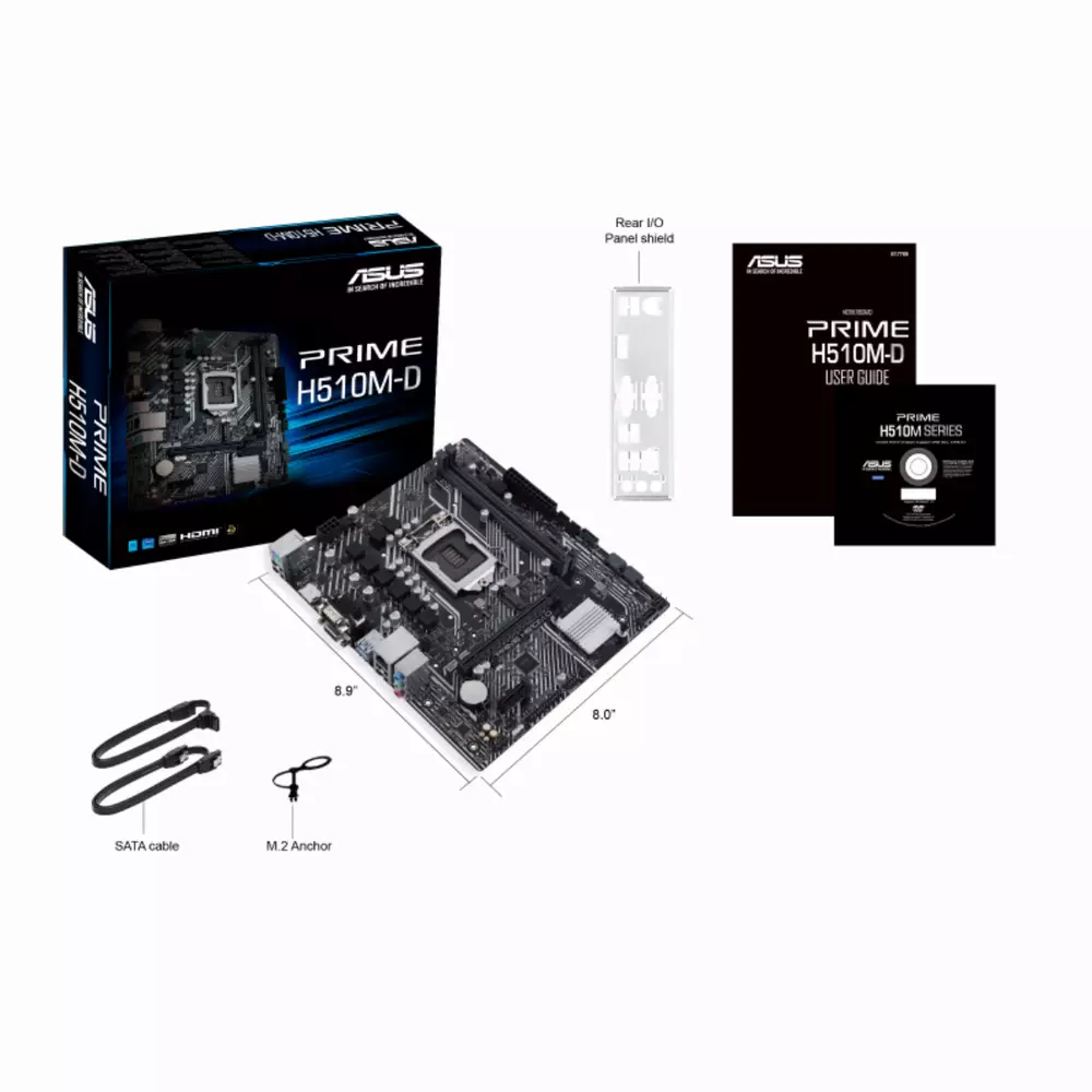 Дънна платка ASUS PRIME H510M-D