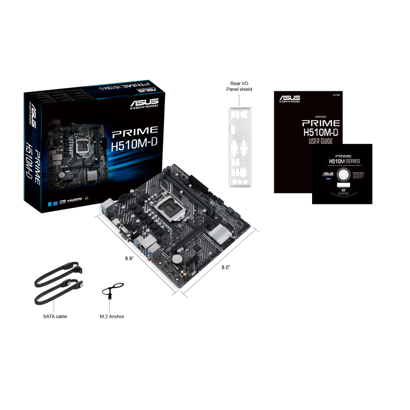 Дънна платка ASUS PRIME H510M-D