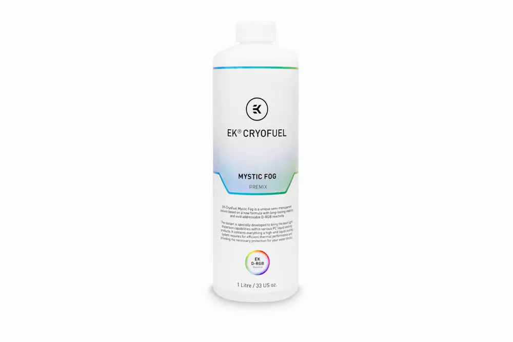 Течност EK-CryoFuel Mystic Fog (Premix 1000mL) Semi-Transparent Coolant