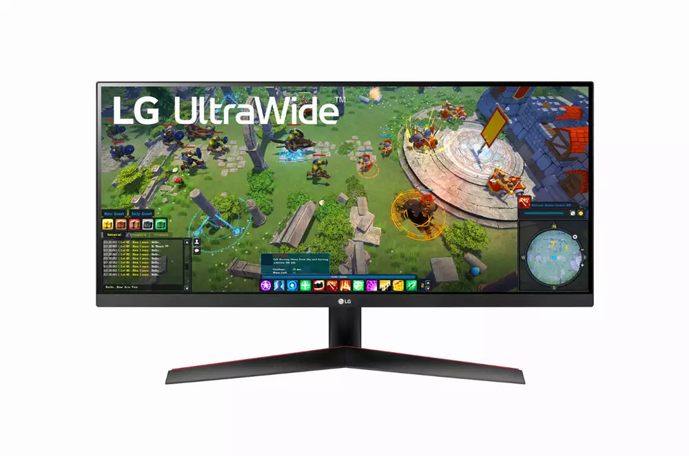 Монитор LG 29" 29WP60G-B, FHD 2560x1080, IPS, 1ms, 75Hz, sRGB 99%, HDR, AMD FreeSync