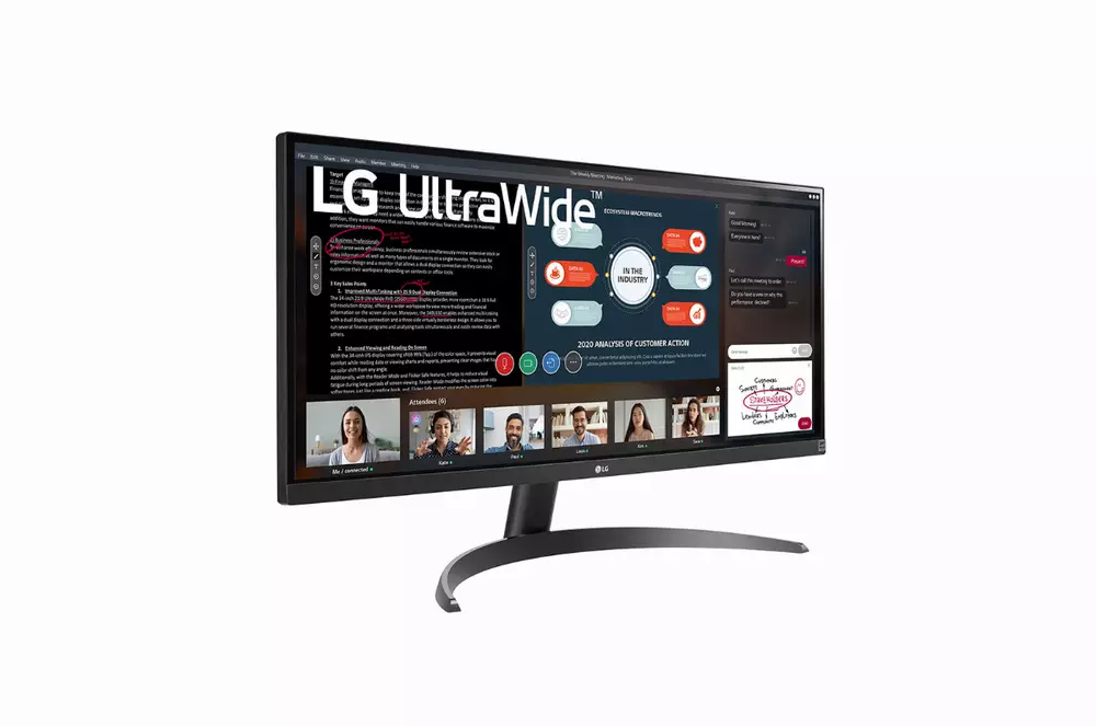 Монитор LG 29" 29WP500-B, FHD 2560x1080, IPS, sRGB 99%, HDR, AMD FreeSync