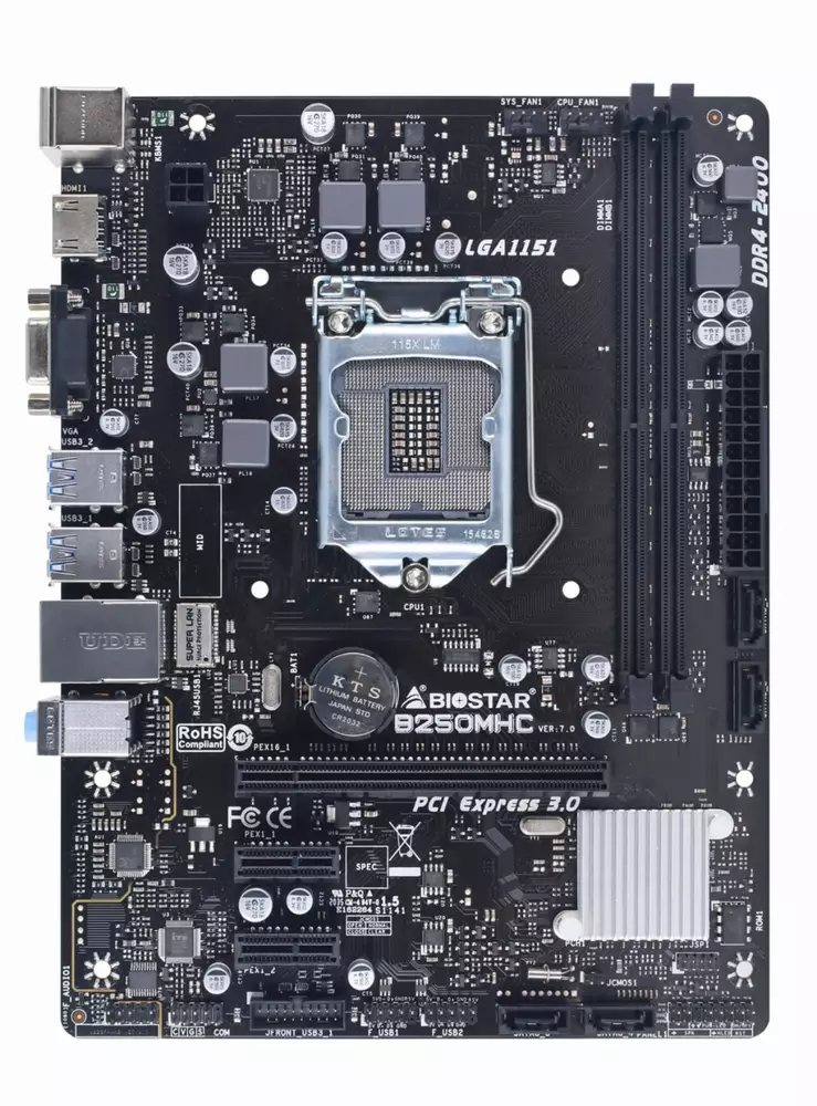 Дънна платка BIOSTAR B250MHC Ver 7.0