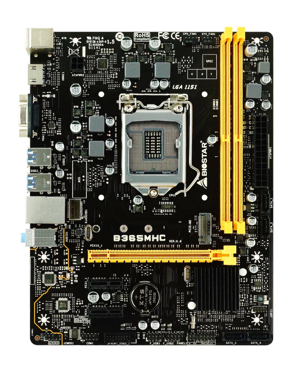 Дънна платка BIOSTAR B365MHC Ver 6.X
