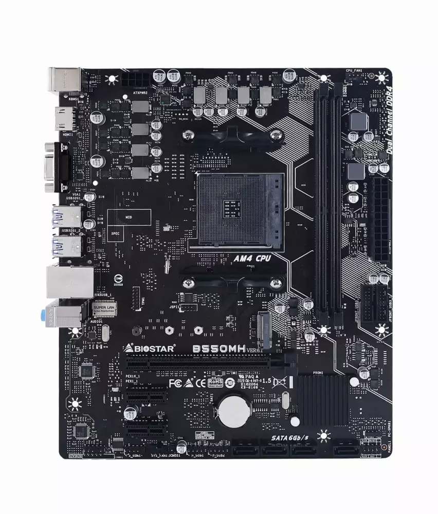 Дънна платка BIOSTAR B550MH Ver 6.0