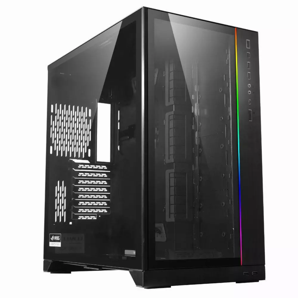 Кутия Lian Li PC-O11 Dynamic XL ROG Certified TG Black