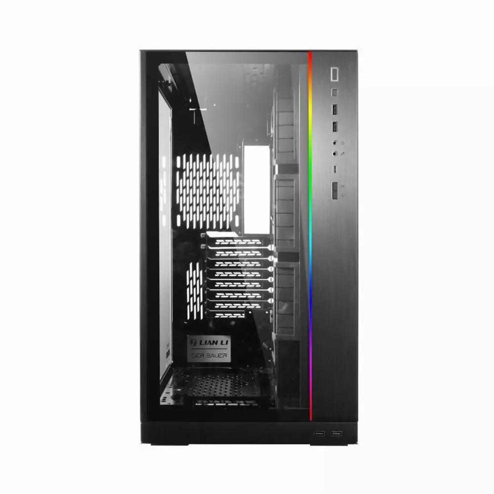 Кутия Lian Li PC-O11 Dynamic XL ROG Certified TG Black