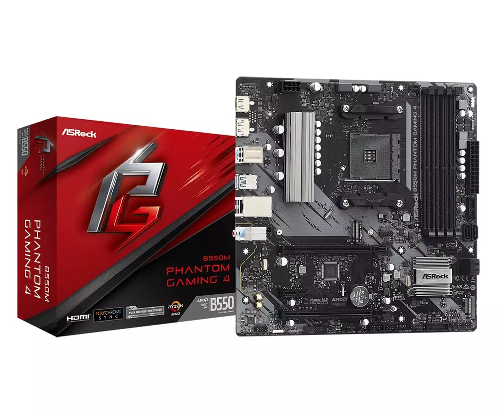 Дънна платка Asrock B550M Phantom Gaming 4