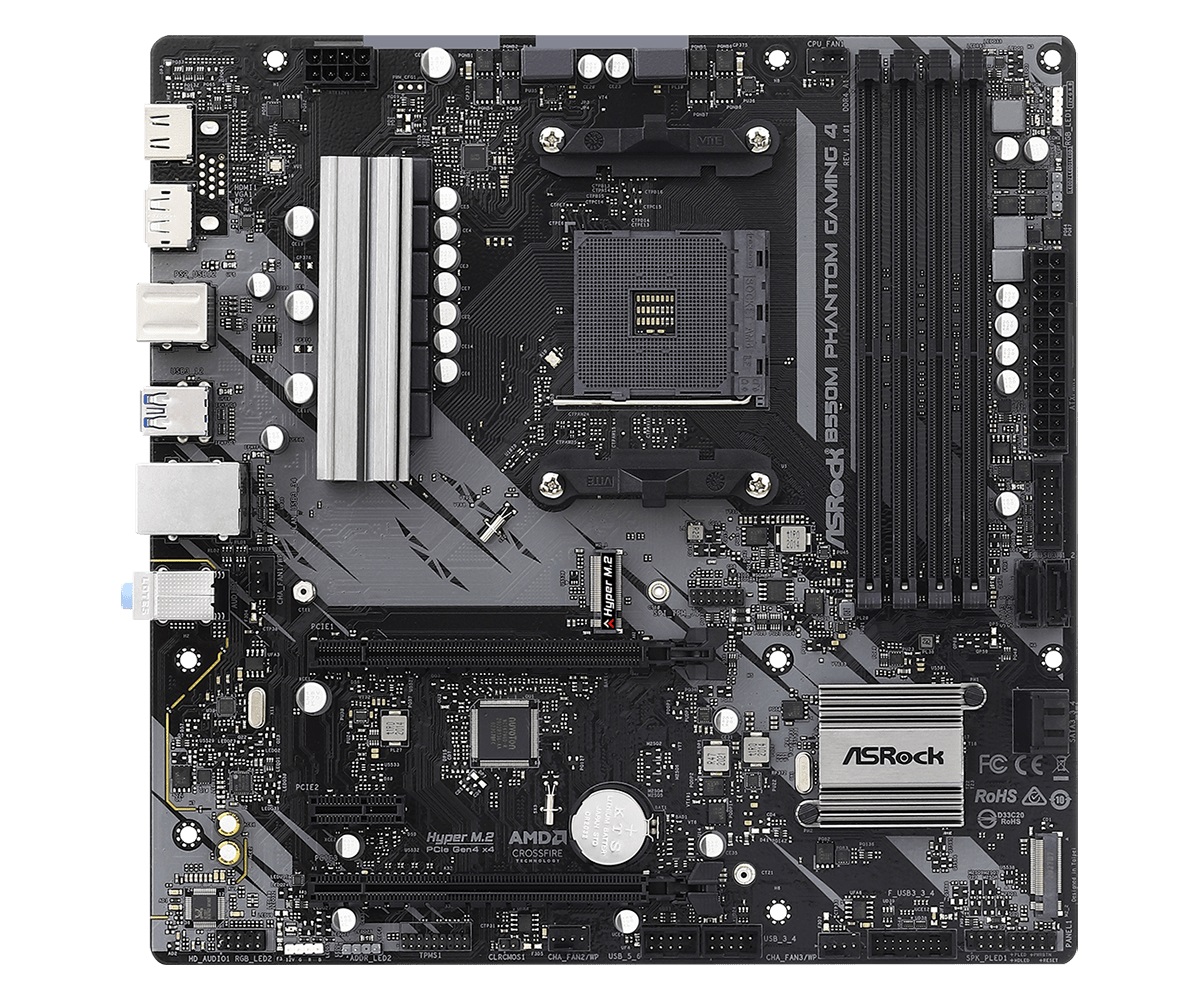Дънна платка Asrock B550M Phantom Gaming 4