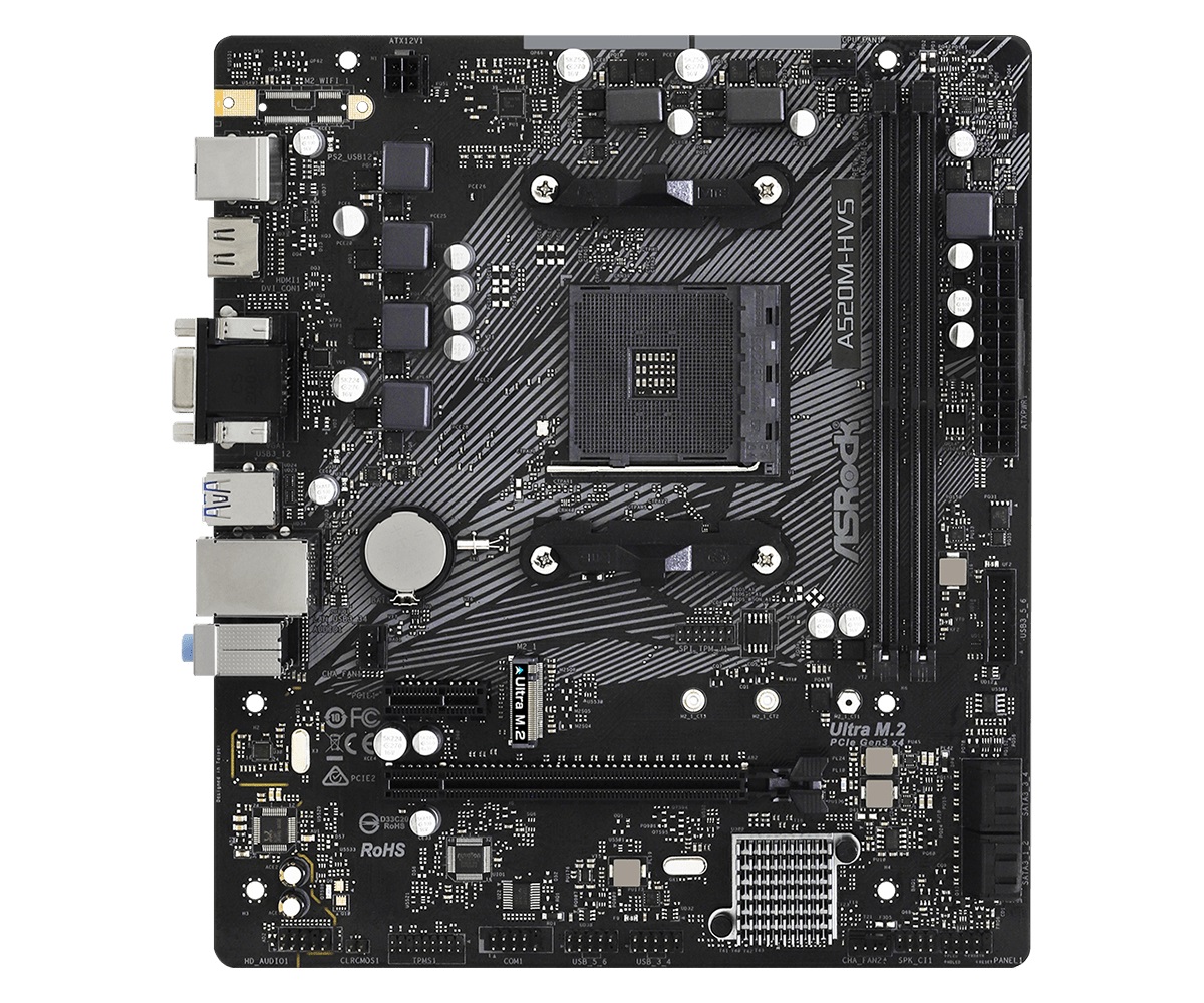 Дънна платка Asrock A520M-HVS 