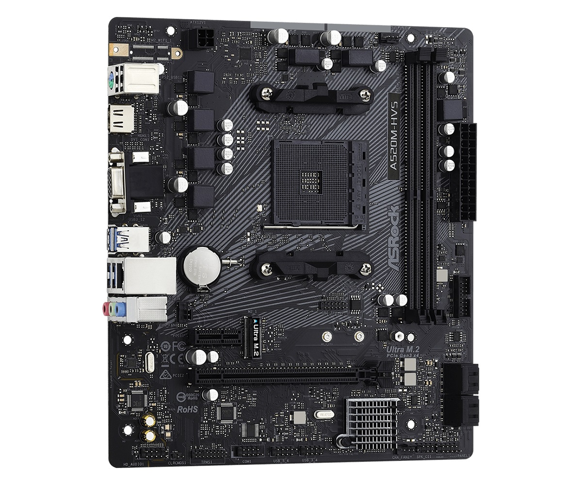 Дънна платка Asrock A520M-HVS 