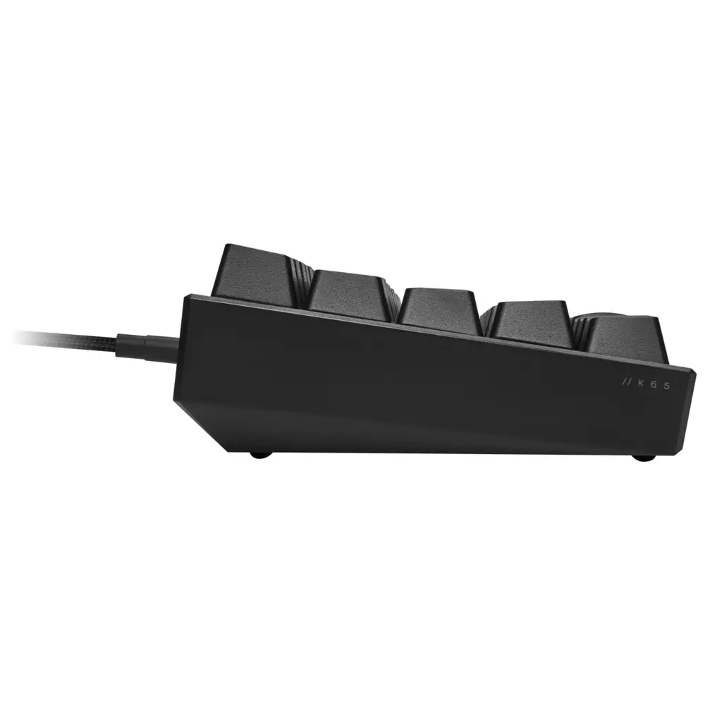 Геймърска механична клавиатура CORSAIR K65 RGB MINI 60% - CHERRY MX Red
