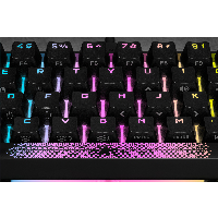Геймърска механична клавиатура CORSAIR K65 RGB MINI 60% - CHERRY MX Red