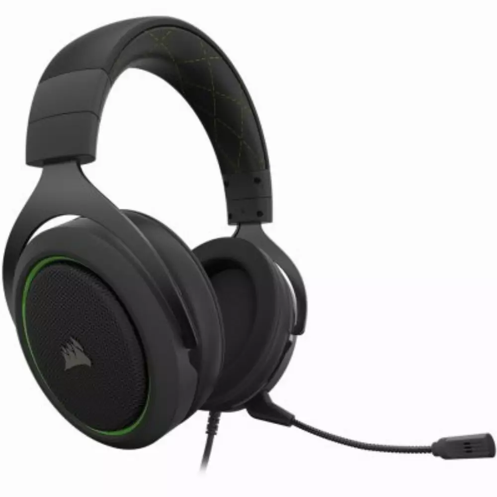 Геймърски слушалки CORSAIR HS50 PRO STEREO Gaming Headset Green - CA-9011216-EU