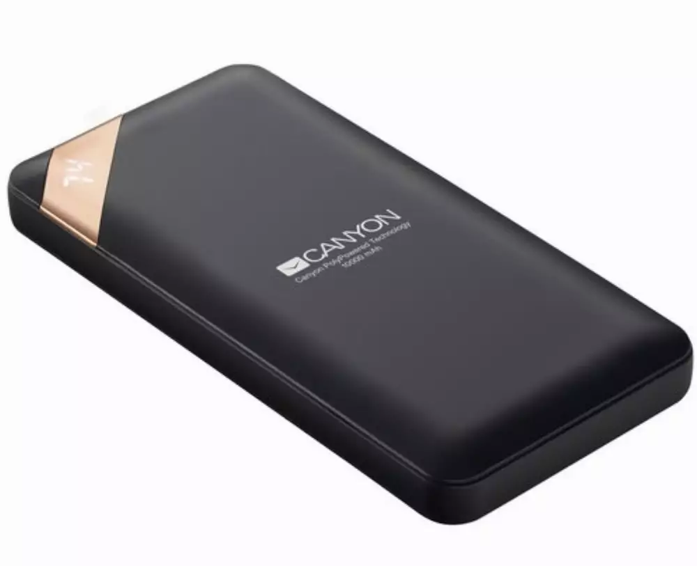Външна батерия CANYON CNE-CPBP10B Power bank 10000mAh Черна