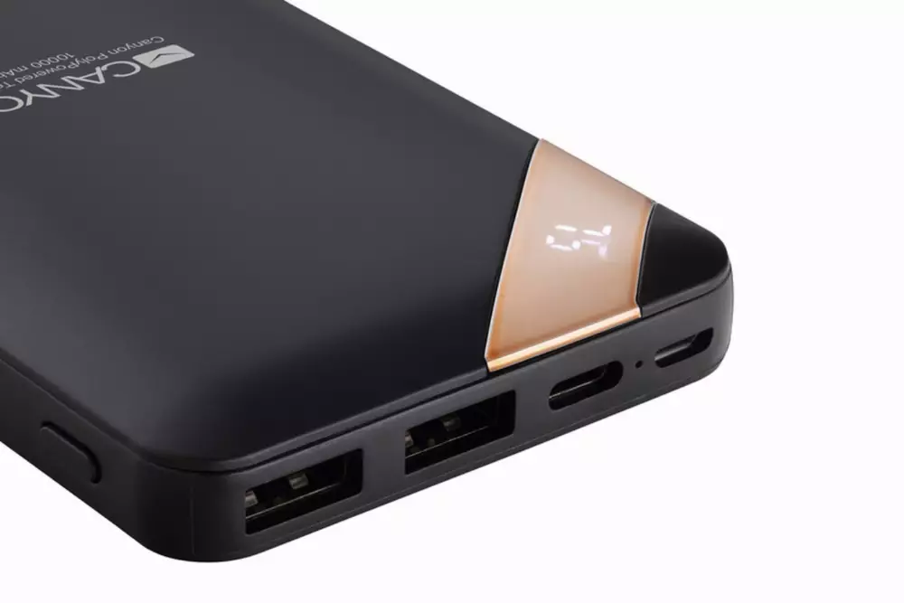 Външна батерия CANYON CNE-CPBP10B Power bank 10000mAh Черна