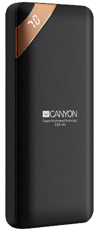Външна батерия CANYON CNE-CPBP10B Power bank 10000mAh Черна