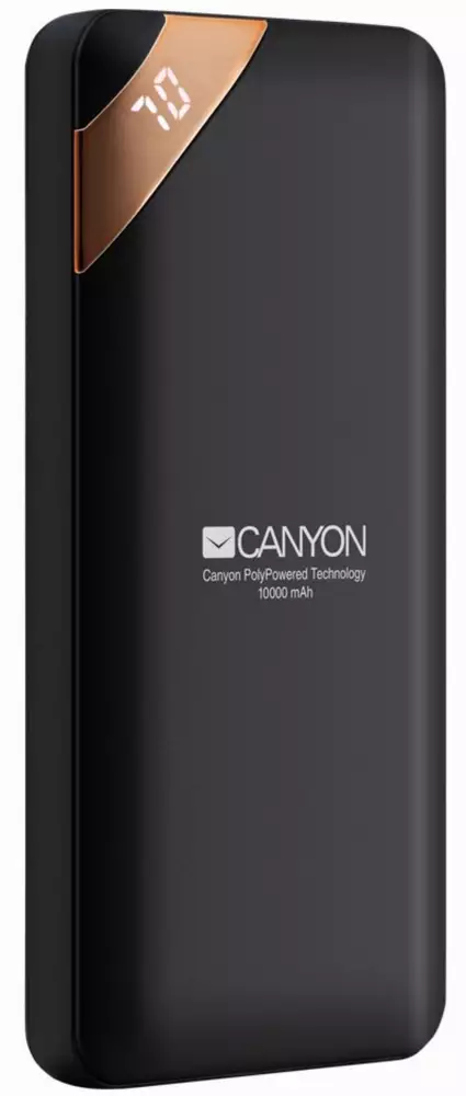 Външна батерия CANYON CNE-CPBP10B Power bank 10000mAh Черна