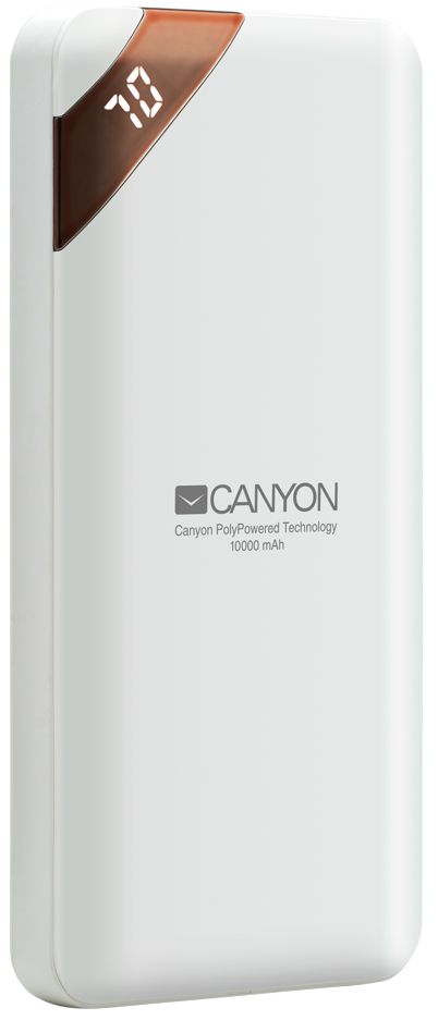 Външна батерия CANYON CNE-CPBP20W Power Bank 20000mAh Бяла